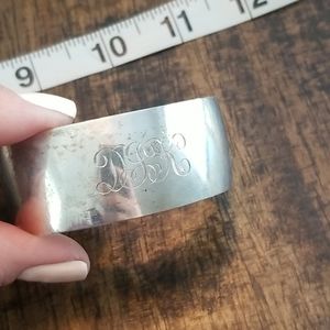 Stainless D J K cuff